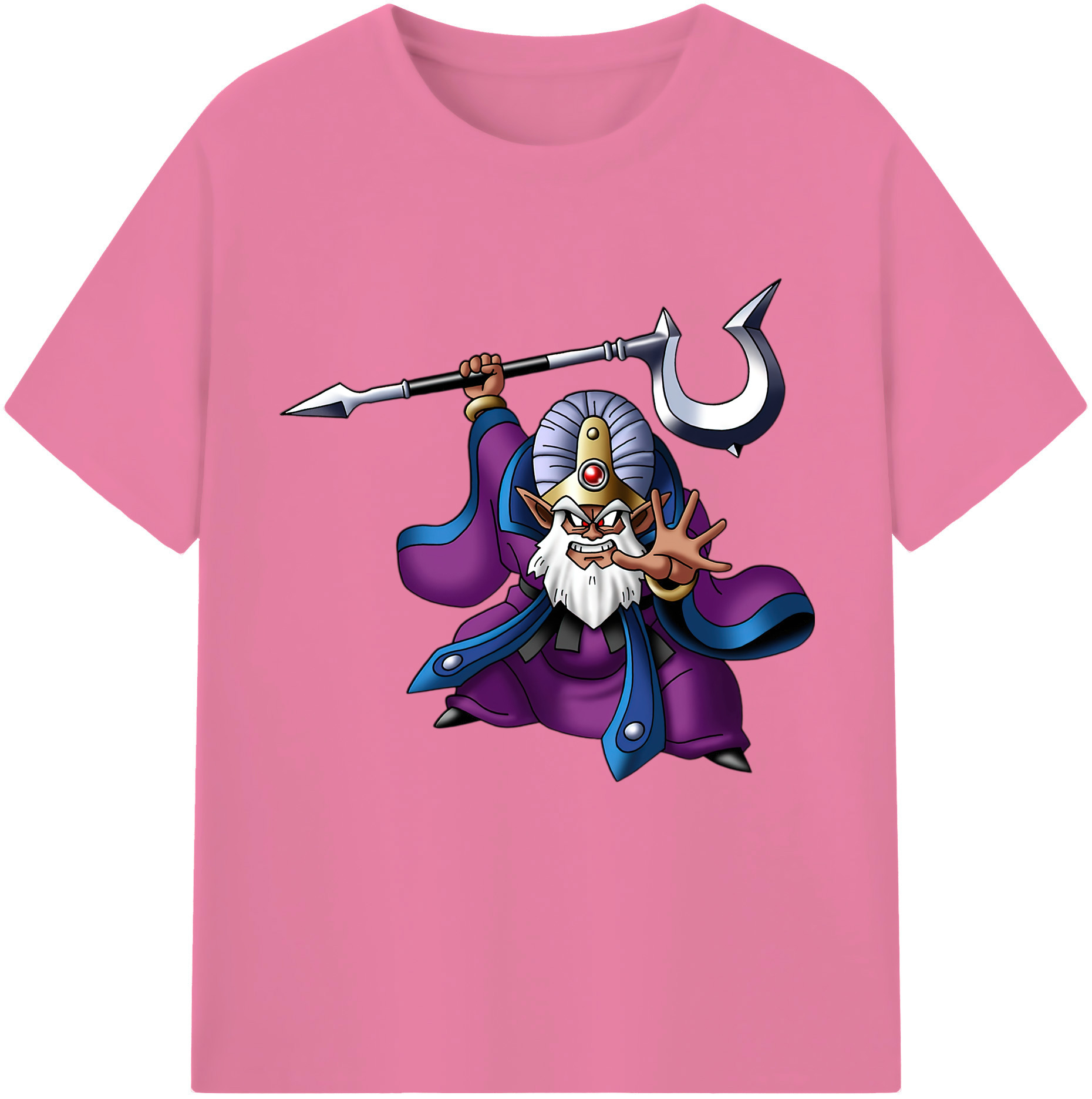 （画像用） ドラゴンクエスト Doragon Kuesuto Dragon Quest 綿100％半袖Tシャツ（フロントプリント）
